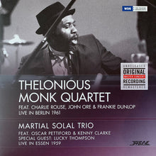 Carica l'immagine nel visualizzatore di Gallery, The Thelonious Monk Quartet / Martial Solal Trio : Live In Berlin 1961 /  Live In Essen 1959 (LP, Album, Ltd, RE, RM, Cle)
