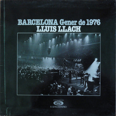 Lluis Llach : Barcelona Gener De 1976 (LP, Album, Gat)