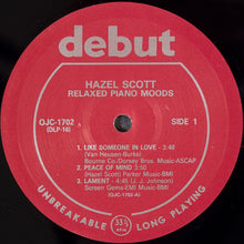 Carica l&#39;immagine nel visualizzatore di Gallery, Hazel Scott : Relaxed Piano Moods (LP, Album, RE, RM)
