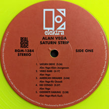 Carica l&#39;immagine nel visualizzatore di Gallery, Alan Vega : Saturn Strip (LP, Album, Ltd, RE, Yel)
