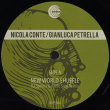 Carica l&#39;immagine nel visualizzatore di Gallery, Nicola Conte / Gianluca Petrella : New World Shuffle / Inner Light (12&quot;)
