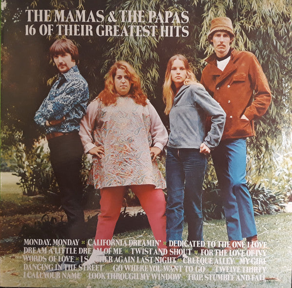 The Mamas & The Papas : 16 Of Their Greatest Hits (LP, Comp, RE)