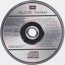 Carica l'immagine nel visualizzatore di Gallery, Alice (4) : Park Hotel (CD, Album)
