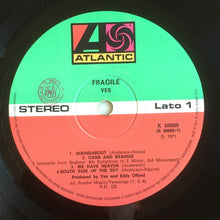 Carica l&#39;immagine nel visualizzatore di Gallery, Yes : Fragile (LP, Album, No )
