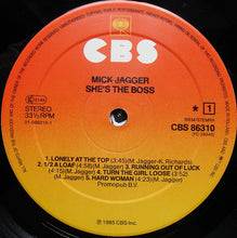 Carica l&#39;immagine nel visualizzatore di Gallery, Mick Jagger : She&#39;s The Boss (LP, Album, Sun)
