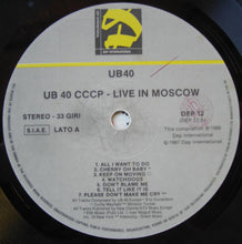 Carica l'immagine nel visualizzatore di Gallery, UB40 : CCCP Live In Moscow (LP, Album)
