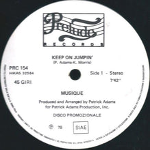 Carica l'immagine nel visualizzatore di Gallery, Musique : Keep On Jumpin' / In The Bush (12", Promo)
