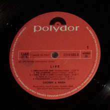 Carica l'immagine nel visualizzatore di Gallery, Crosby-Nash* : Live (LP, Album)
