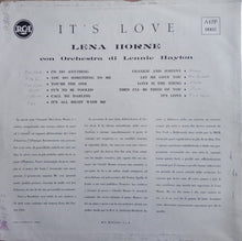 Carica l'immagine nel visualizzatore di Gallery, Lena Horne, Lennie Hayton And His Orchestra : It's Love (LP, Album, Mono)
