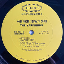 Carica l&#39;immagine nel visualizzatore di Gallery, The Yardbirds : Over Under Sideways Down (LP, Album)
