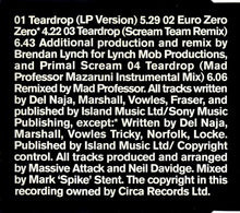 Carica l'immagine nel visualizzatore di Gallery, Massive Attack : Tear Drop (CD, Single)
