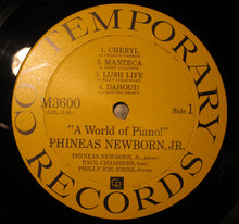 Carica l'immagine nel visualizzatore di Gallery, Phineas Newborn Jr. : A World Of Piano ! (LP, Album, Mono)
