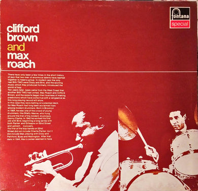 Clifford Brown And Max Roach : Clifford Brown And Max Roach (LP, Album, RE)