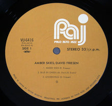 Carica l'immagine nel visualizzatore di Gallery, David Friesen, Chick Corea, Joe Henderson, Paul Horn, Airto Moreira, Paul Motian : Amber Skies (LP, Album)
