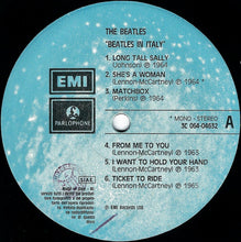 Carica l&#39;immagine nel visualizzatore di Gallery, The Beatles : The Beatles In Italy (LP, Comp, Mono, RE, Gat)
