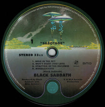 Carica l'immagine nel visualizzatore di Gallery, Black Sabbath : Sabotage (LP, Album, RE, 180)
