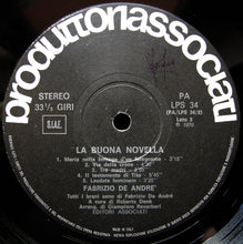 Carica l'immagine nel visualizzatore di Gallery, Fabrizio De André : La Buona Novella (LP, Album)
