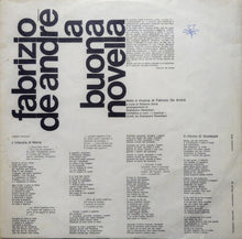 Carica l'immagine nel visualizzatore di Gallery, Fabrizio De André : La Buona Novella (LP, Album)
