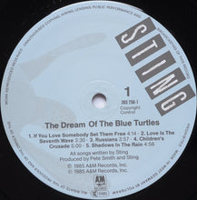 Carica l&#39;immagine nel visualizzatore di Gallery, Sting : The Dream Of The Blue Turtles (LP, Album)
