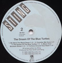Carica l&#39;immagine nel visualizzatore di Gallery, Sting : The Dream Of The Blue Turtles (LP, Album)
