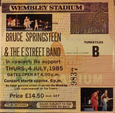 Bruce Springsteen & The E-Street Band : Wembley Stadium (4xLP, Unofficial + 7