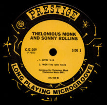 Carica l&#39;immagine nel visualizzatore di Gallery, Thelonious Monk / Sonny Rollins : Thelonious Monk / Sonny Rollins (LP, Comp, RE, Pit)
