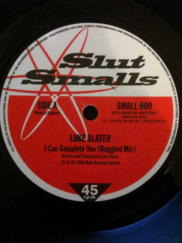 Luke Slater / Mina : I Can Complete You (Boggled Mix) / Girl Roc (7