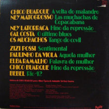 Carica l&#39;immagine nel visualizzatore di Gallery, Various : Chico Buarque Apresenta Malandro (LP, Album)
