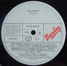 Carica l&#39;immagine nel visualizzatore di Gallery, Various : Chico Buarque Apresenta Malandro (LP, Album)
