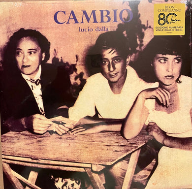 Lucio Dalla : Cambio (LP, Ltd, Num, yel)