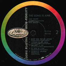 Carica l&#39;immagine nel visualizzatore di Gallery, June Christy : The Song Is June! (LP, Album, Mono, Scr)
