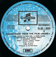 Carica l&#39;immagine nel visualizzatore di Gallery, Pink Floyd : Soundtrack From The Film &quot;More&quot; (LP, Album, Thi)
