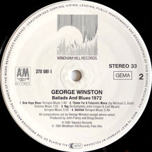 Carica l'immagine nel visualizzatore di Gallery, George Winston : Ballads And Blues 1972 (LP, Album, RE)
