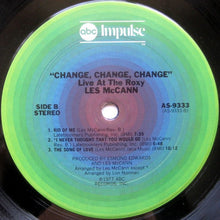 Carica l&#39;immagine nel visualizzatore di Gallery, Les McCann : Change, Change, Change (Live At The Roxy) (LP, Album)

