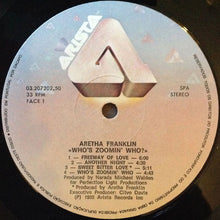 Carica l&#39;immagine nel visualizzatore di Gallery, Aretha Franklin : Who&#39;s Zoomin&#39; Who? (LP, Album)
