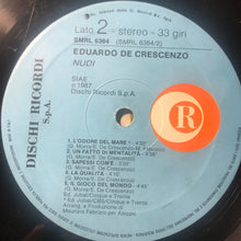 Carica l&#39;immagine nel visualizzatore di Gallery, Eduardo De Crescenzo : Nudi (LP, Album)
