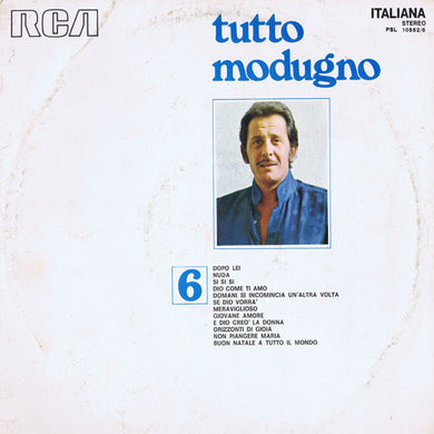 Domenico Modugno : Tutto Modugno 6 (LP)