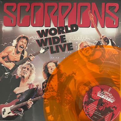 Scorpions : World Wide Live (2xLP, Album, RE, S/Edition, Ora)