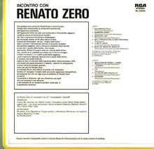 Carica l&#39;immagine nel visualizzatore di Gallery, Renato Zero : Incontro Con Renato Zero (LP, Comp)
