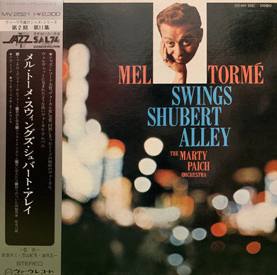 Mel Tormé With Marty Paich Orchestra : Swings Shubert Alley (LP, Album, RE)
