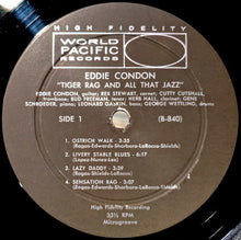 Carica l&#39;immagine nel visualizzatore di Gallery, Eddie Condon And His All-Stars : Tiger Rag And All That Jazz (LP, Mono)
