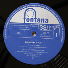 Carica l&#39;immagine nel visualizzatore di Gallery, The Jazz Composer&#39;s Orchestra : Communication (LP, Album, RE)
