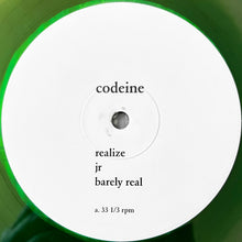 Carica l&#39;immagine nel visualizzatore di Gallery, Codeine : Barely Real (12&quot;, EP, RE, Cle)
