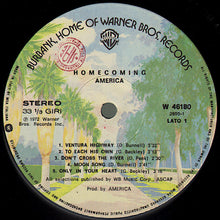 Carica l'immagine nel visualizzatore di Gallery, America (2) : Homecoming (LP, Album, RE, Tri)
