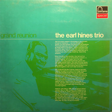 The Earl Hines Trio : Grand Reunion (LP, Comp)
