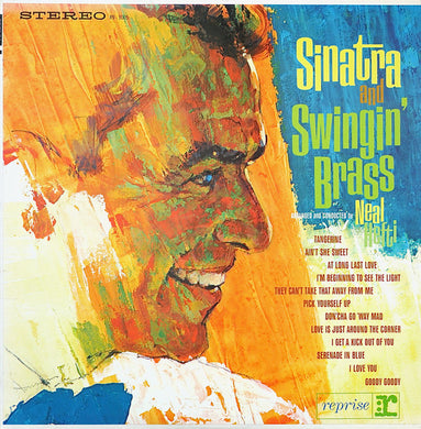 Frank Sinatra : Sinatra And Swingin' Brass (LP, Album, RE, Win)
