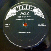 Carica l&#39;immagine nel visualizzatore di Gallery, Clifford Brown / Herb Geller / Max Roach : Best Coast Jazz - 1954 (LP, Album, Mono, RE)
