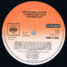 Carica l&#39;immagine nel visualizzatore di Gallery, Johnnie Ray : American Legend (LP, Comp)
