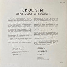 Carica l&#39;immagine nel visualizzatore di Gallery, Illinois Jacquet And His Orchestra : Groovin&#39; With Jacquet (LP, Album, Mono, RE)
