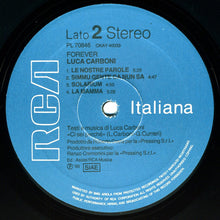 Carica l'immagine nel visualizzatore di Gallery, Luca Carboni : Forever (LP, Album, RE, Gat)
